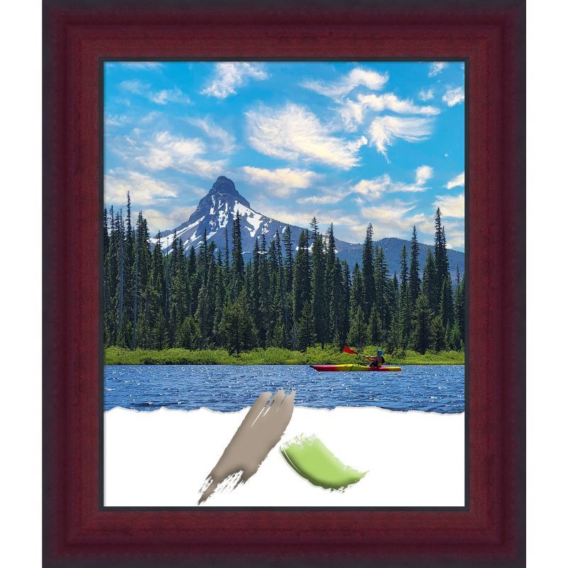 Classic Black and Cherry Wood Wall Picture Frame