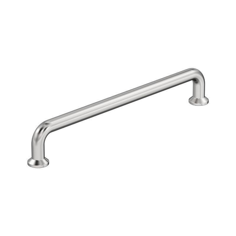 Polished Chrome 12-Inch Modern Industrial Appliance Pull