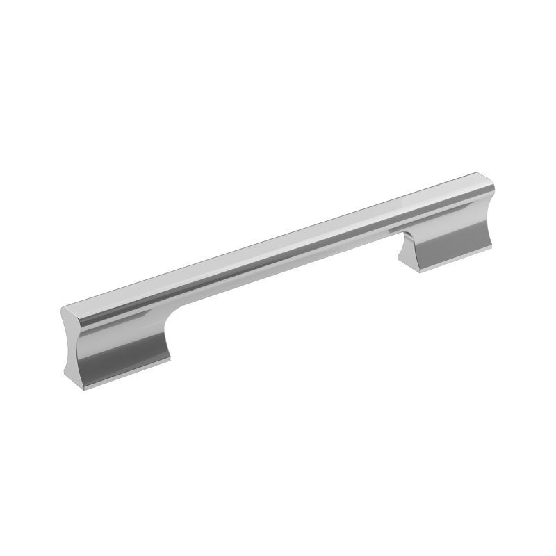 Polished Chrome Modern Cabinet Bar Pull with Mounting Hardware