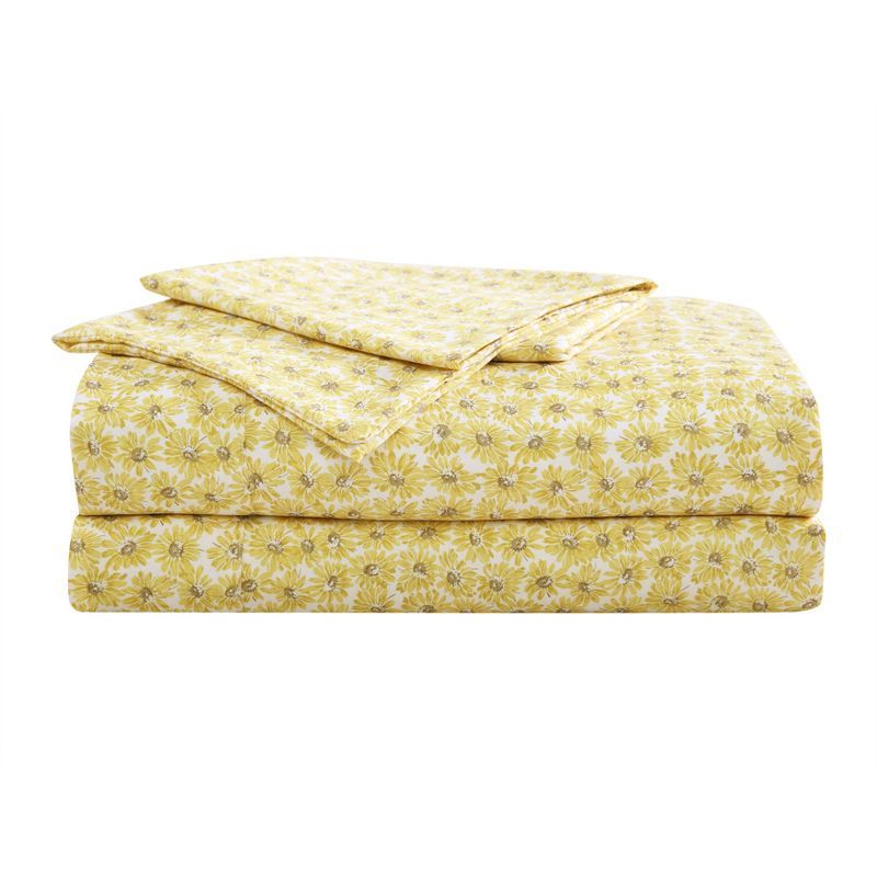 Sunflower Yellow Microfiber Full Sheet Set