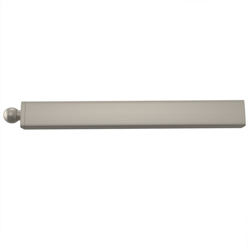 14" Satin Nickel Extendable Telescoping Closet Valet Rod