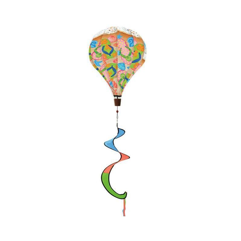 Colorful Polyester Hot Air Balloon Wind Twister 54"