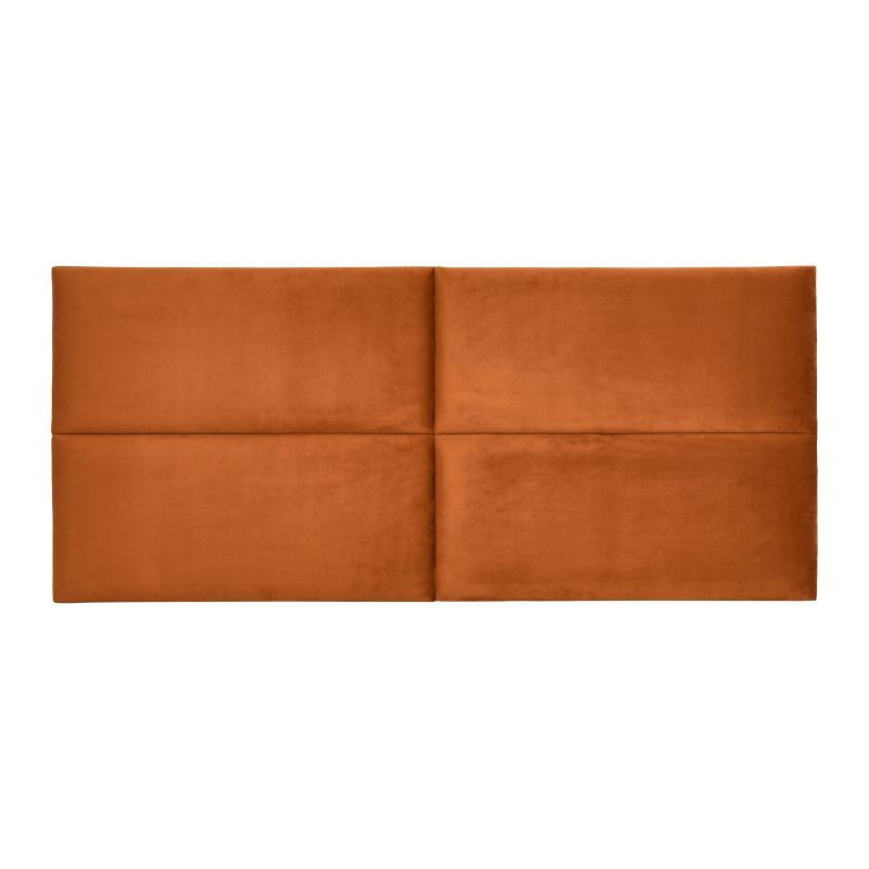 Terracotta Upholstered King Sound Reducing Panel Headboard