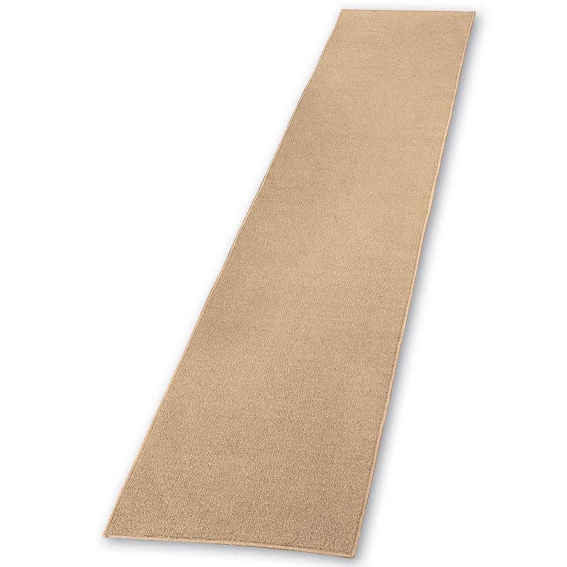 Sand Extra Long Skid-Resistant Olefin Runner Rug, 20" x 90"