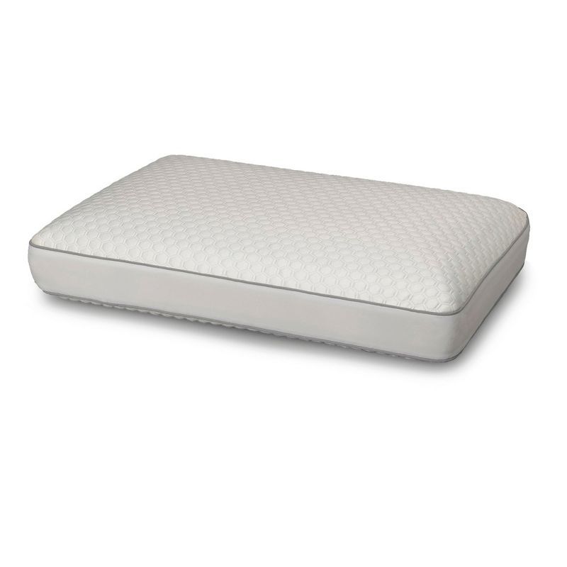 White Cooling Gel Top Memory Foam Pillow