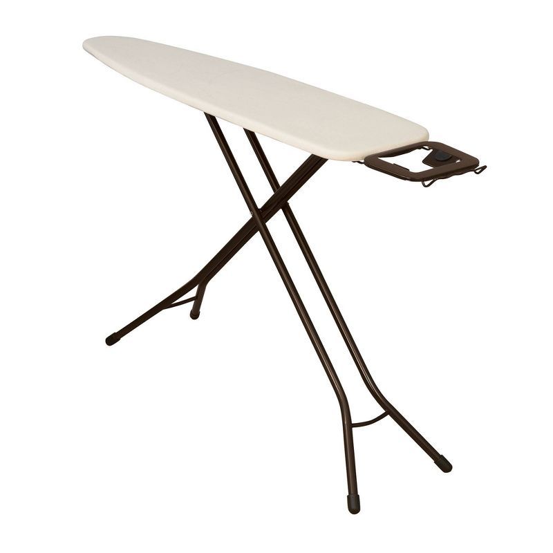 Household Essentials 54" Steel Top Ironing Board with Iron Rest and Natural Cover