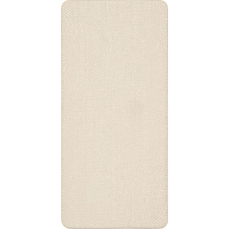 Ivory Braided Non-Slip Synthetic Comfort Mat, 31x19