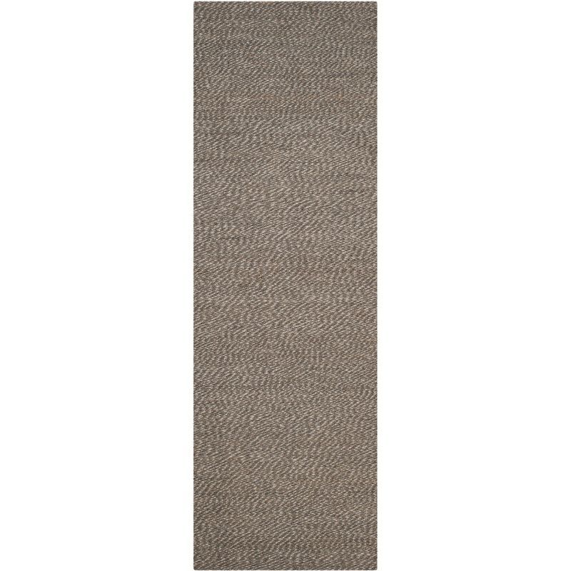 Handmade Gray Jute Area Rug 30" x 10"