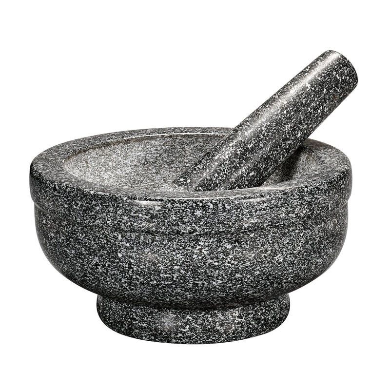 Cilio Granite Mortar and Pestle Set for Kitchen