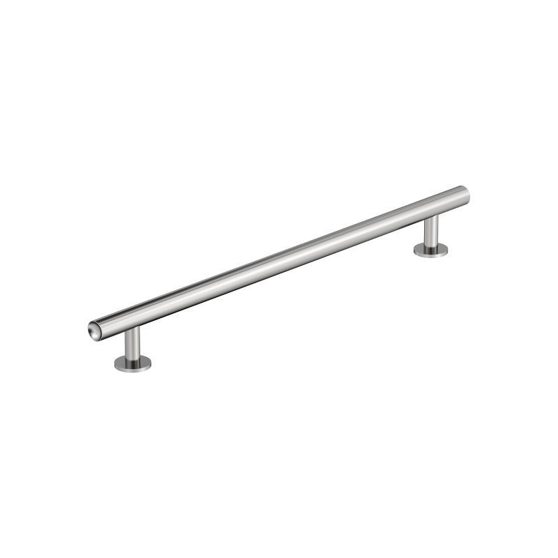 Polished Chrome 8 13/16" Modern Bar Cabinet Pull