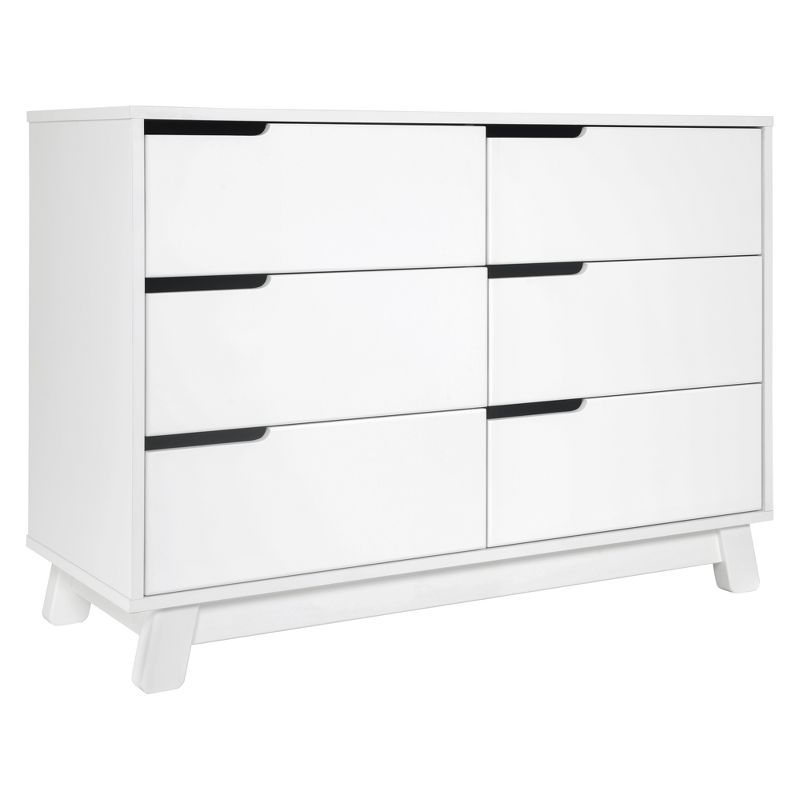 Hudson 48" White Pine 6-Drawer Double Dresser