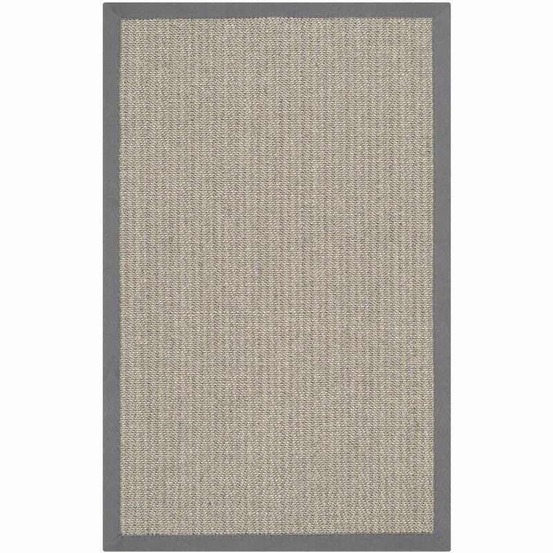 Handmade Gray Cotton Non-slip Area Rug