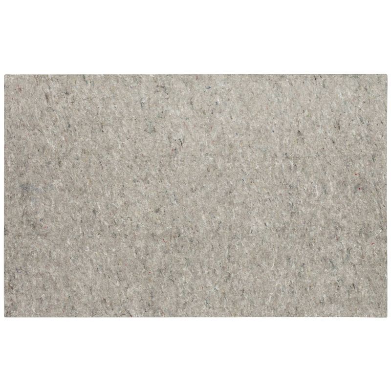 Gray Felt and Rubber All-Purpose Rug Pad 3' x 5'