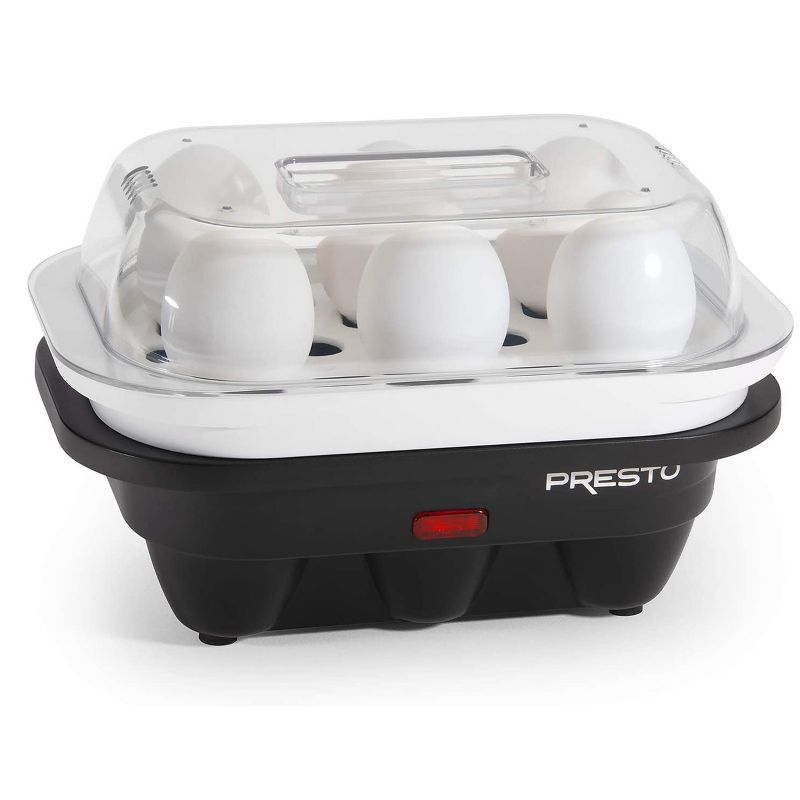 Presto Black and White Electric 6-Egg Cooker