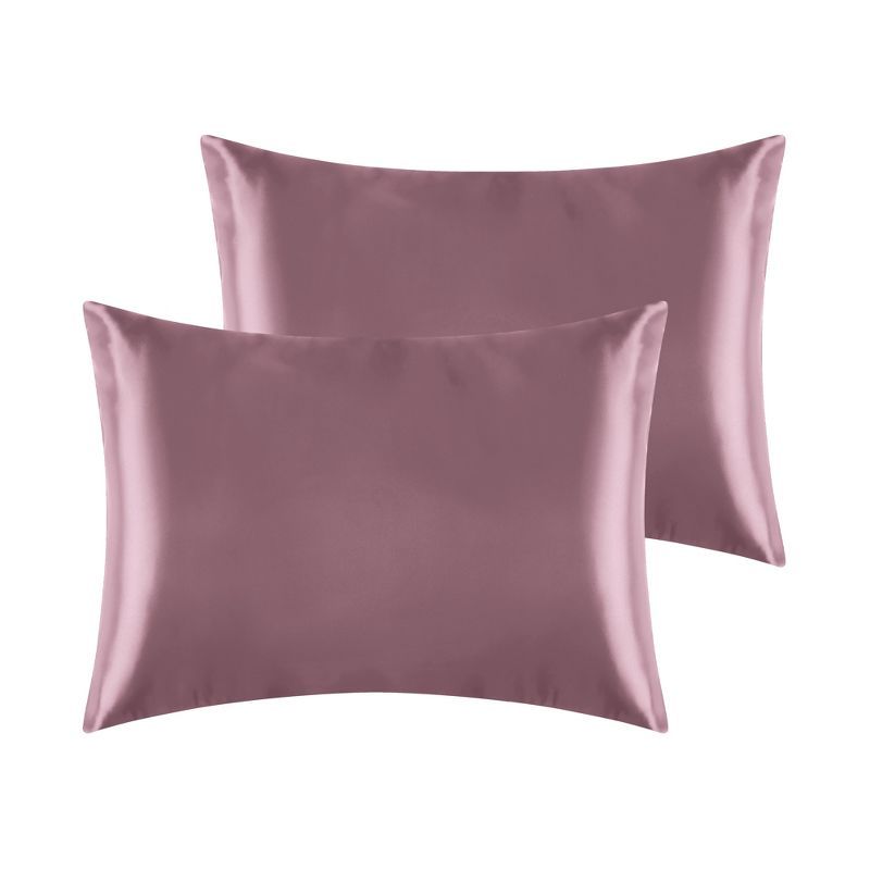 Bean Paste Satin Standard/Queen Pillowcase Set