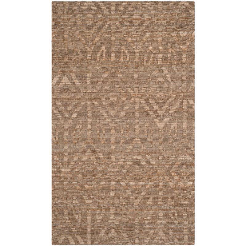 Cape Cod 4' x 6' Camel Geometric Handwoven Cotton Rug