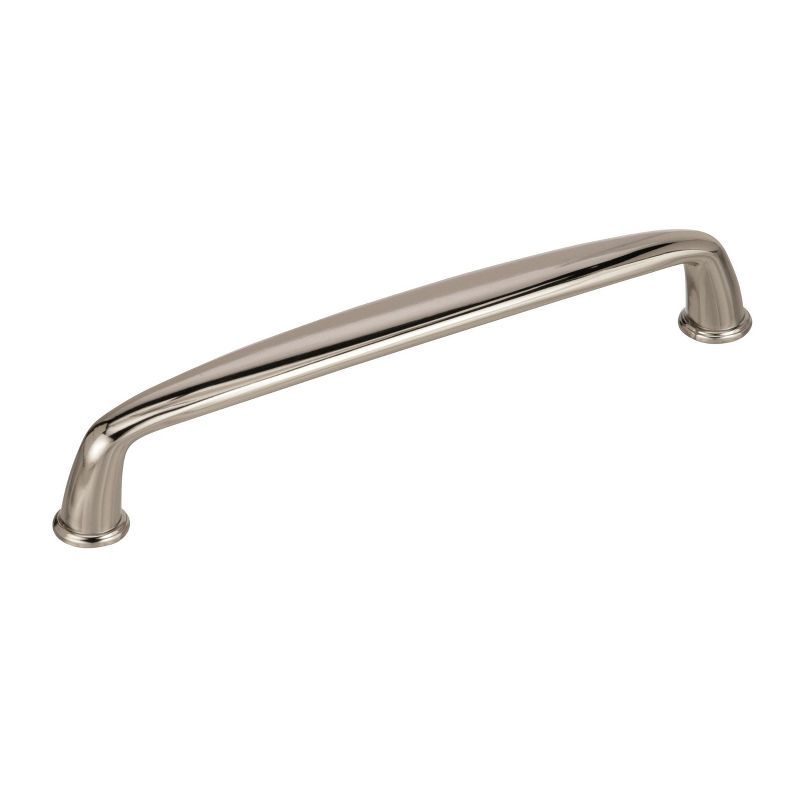 Polished Nickel 6-5/16" Modern Cabinet Bar Pull