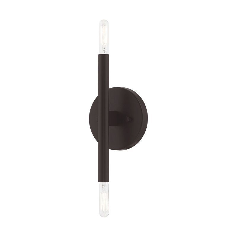 Copenhagen Industrial Bronze 2-Light ADA Wall Sconce