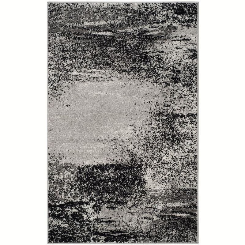 Adirondack Silver Multi 4' x 6' Hand-Knotted Easy Care Rug