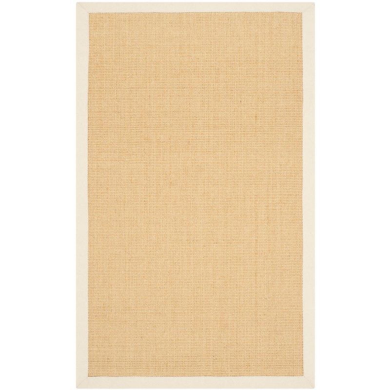 Maize and Wheat Braided Cotton Area Rug 2'6" x 4'