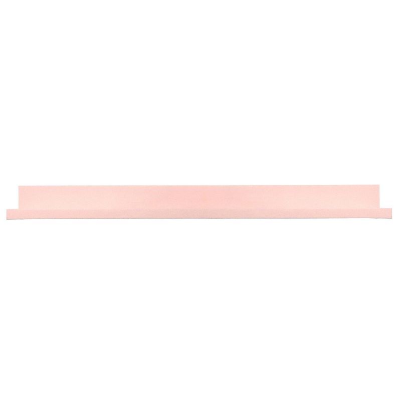 Charming Pink Floating Picture Ledge Shelf for Playful Display