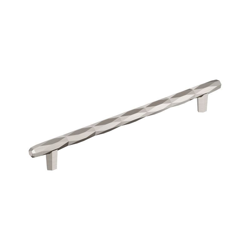 Satin Nickel 10-1/16" Brushed Bar Cabinet Pull