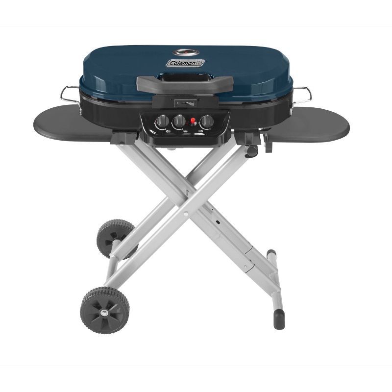 Coleman Blue Portable Propane Gas Grill with Stand