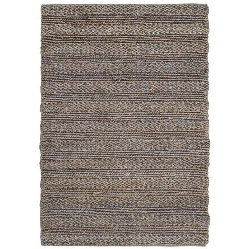 Coastal Charm Hand-Knotted Beige Cotton 3' x 5' Area Rug