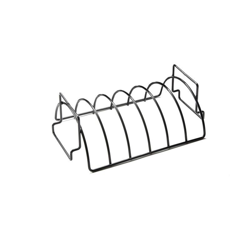 Black Nonstick Reversible Rib and Roast Rack