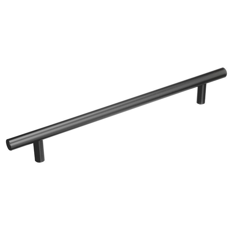 Matte Black Stainless Steel Bar Cabinet Pull with Mounting Hardware