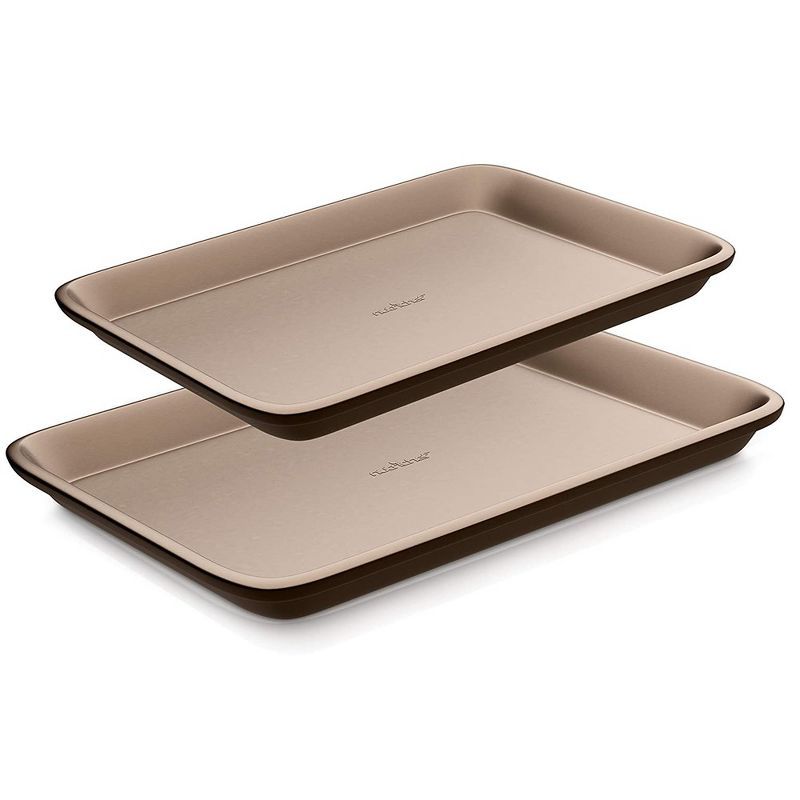 Gold Non-Stick Carbon Steel Cookie Sheet Set