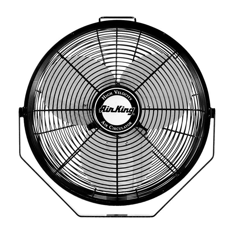 Air King 14-Inch Black Steel Industrial Multi-Mount Fan