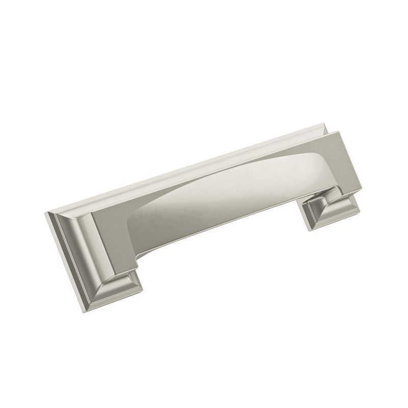 Satin Nickel Brushed Traditional Cabinet Cup Pull