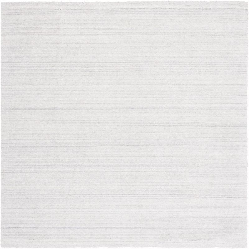 Mirage Beige Hand-Loomed Square Viscose Area Rug