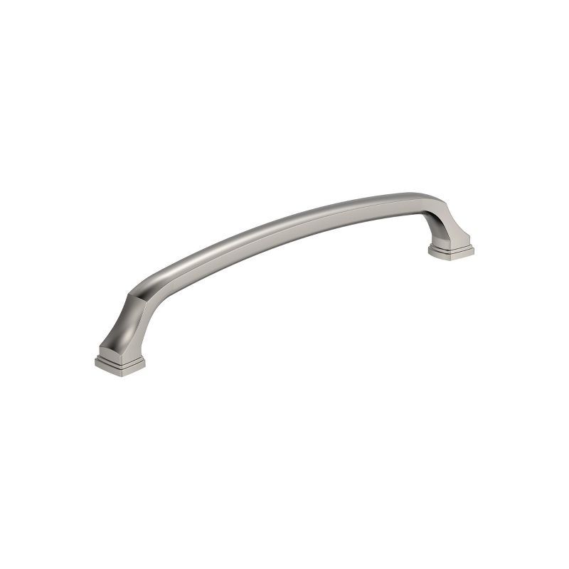 Polished Nickel 8" Modern Traditional Cabinet Pull