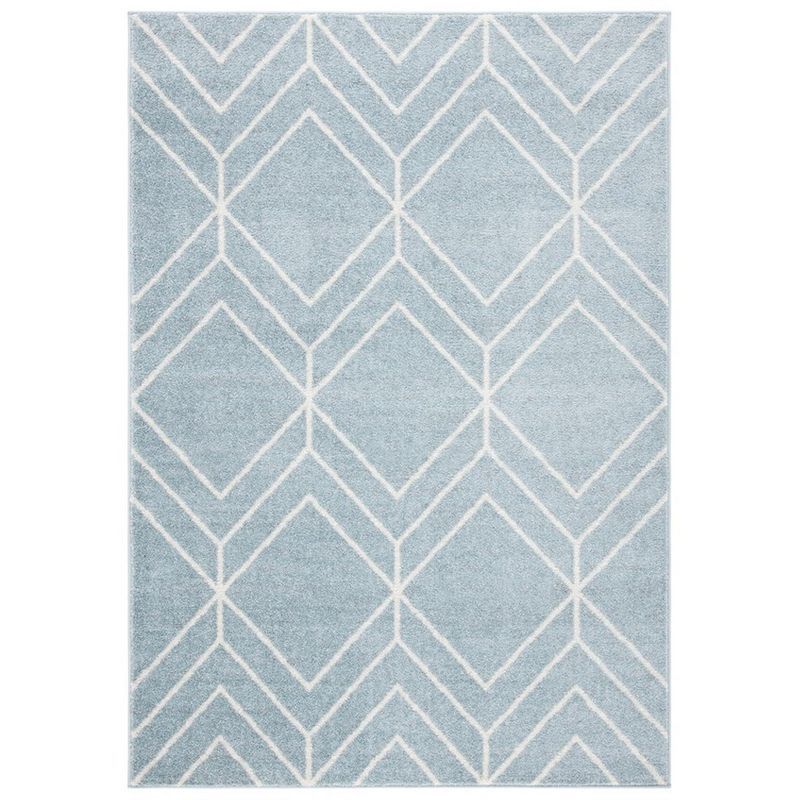 Adirondack ADR241 Machine Made Indoor Area Rug - Blue/Ivory - 5'-1"x7'-6" - Safavieh