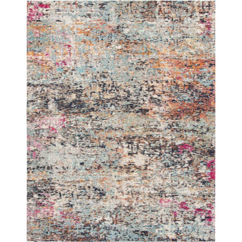 Madison 8' x 10' Multicolor Synthetic Area Rug