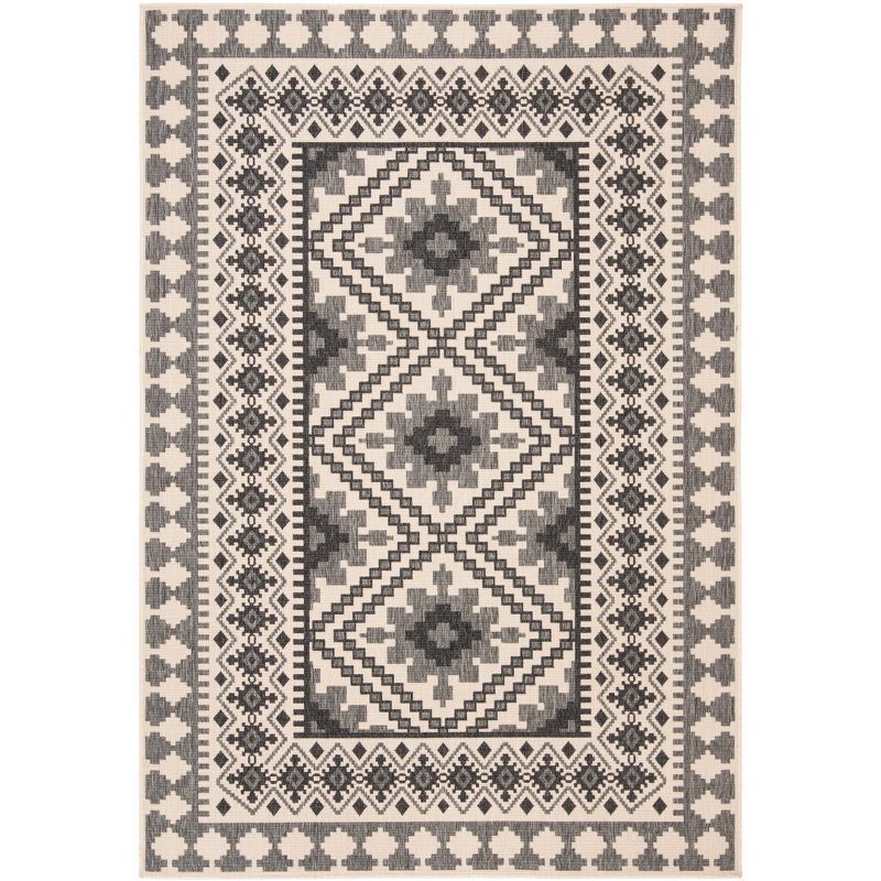 Slate Symphony 5' x 7' Reversible Synthetic Area Rug