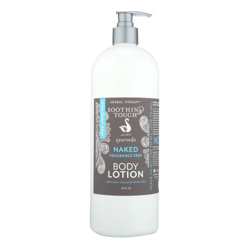 Soothing Touch Naked Fragrance Free Body Lotion with Ayurvedic Oils