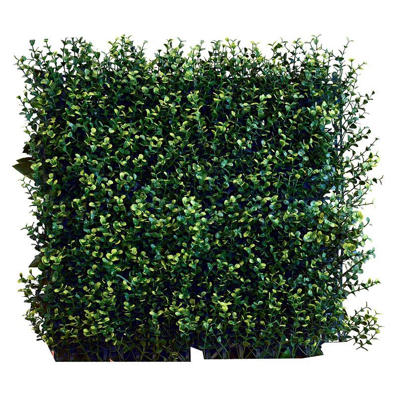 Greensmart 20" Faux Ficus Greenery Wall Panel Set