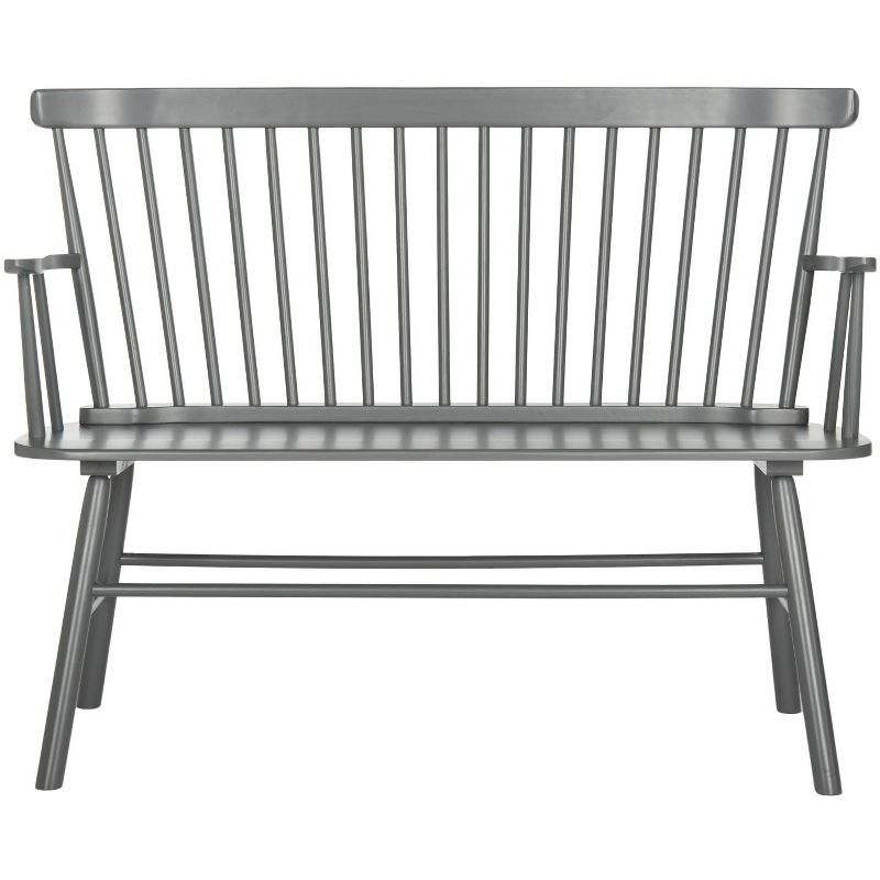 Modern Addison 48'' Gray Spindleback Stationary Settee
