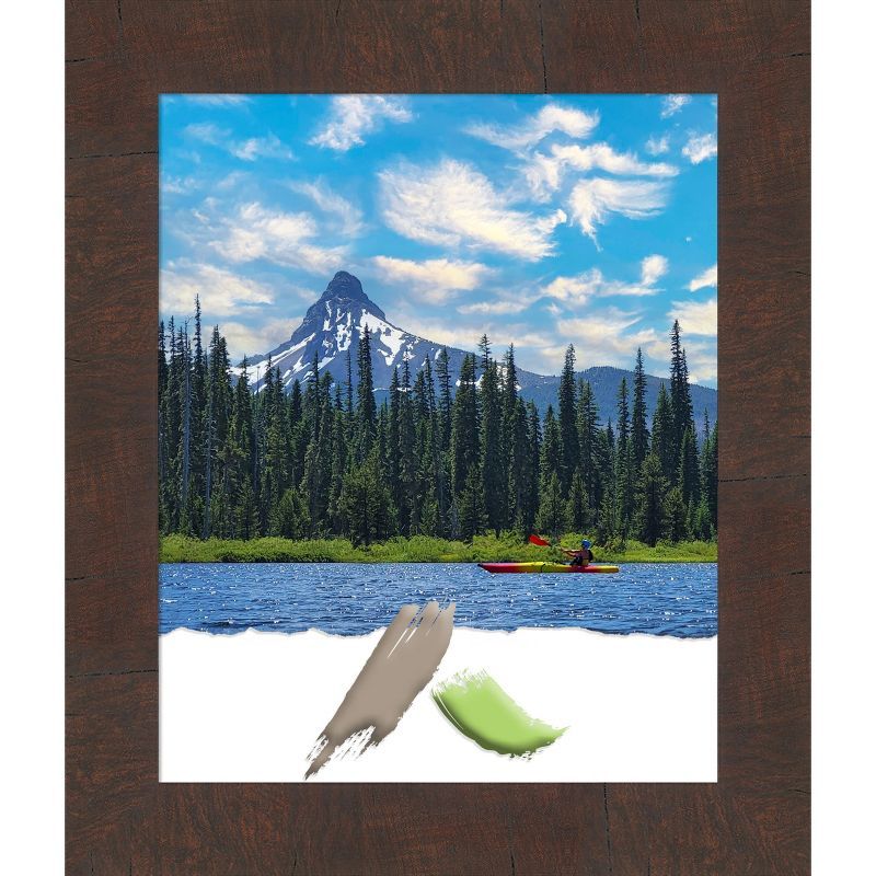 Wildwood Brown Distressed Polystyrene Wall Picture Frame