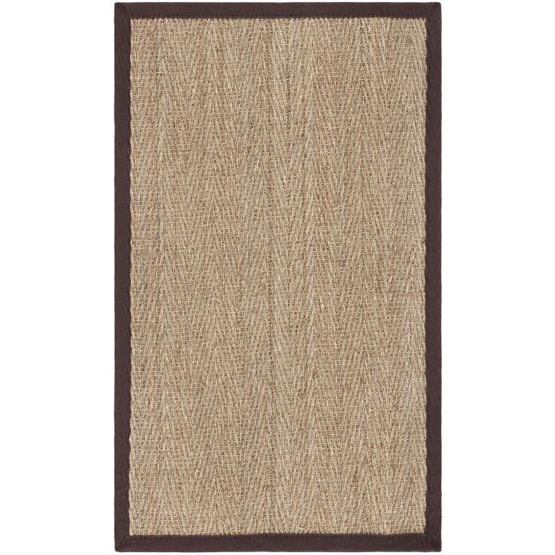 Natural Fiber Hand-knotted Gray Cotton Area Rug 4' x 6'