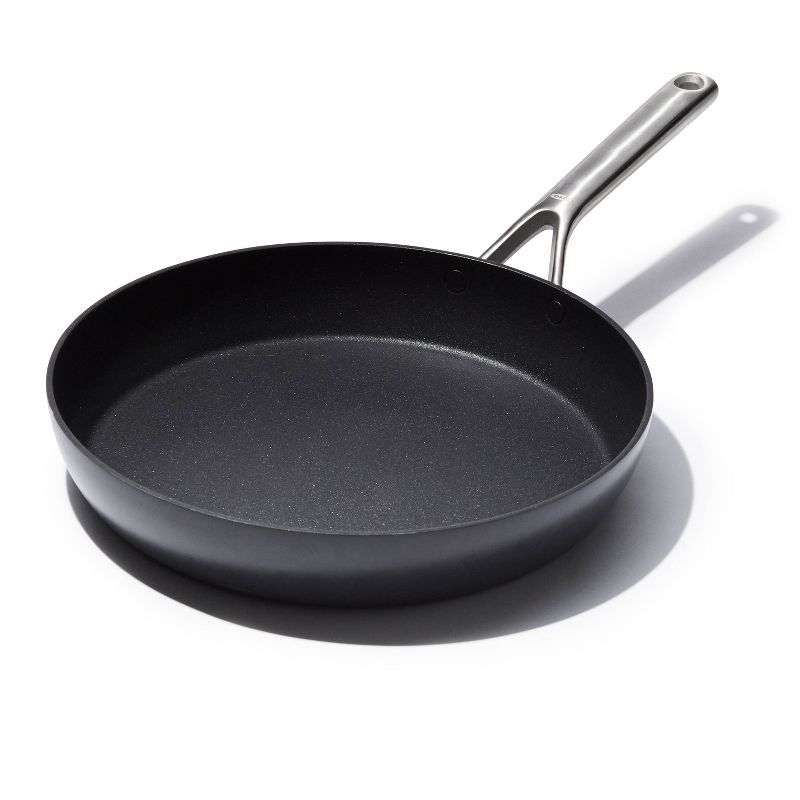 Black Aluminum 12-Inch Non-Stick Ceramic Frypan