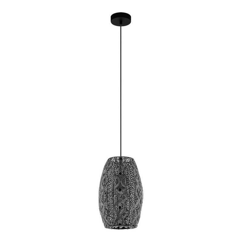 Riyadh Mini Antique Black 1-Light Art-Deco Inspired Pendant