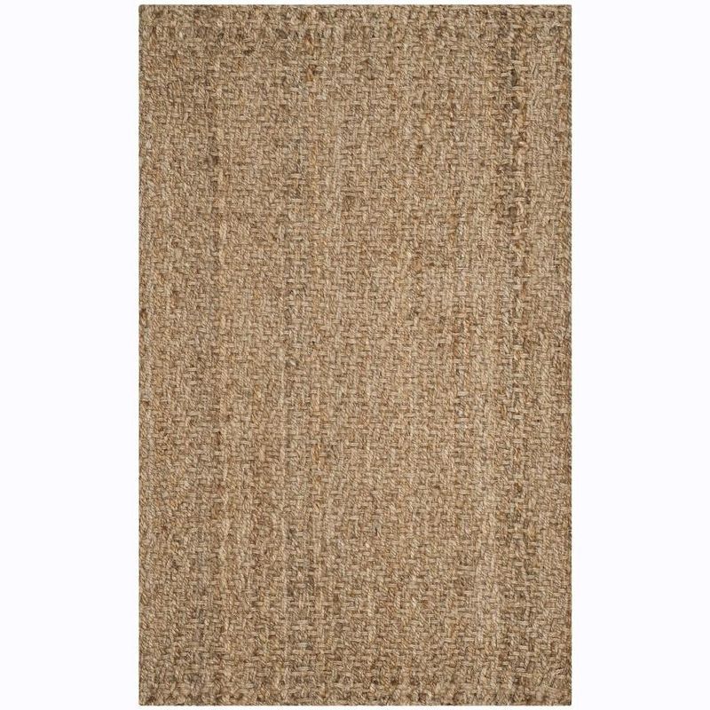 Coastal Charm Black Handwoven Jute 4' x 6' Area Rug