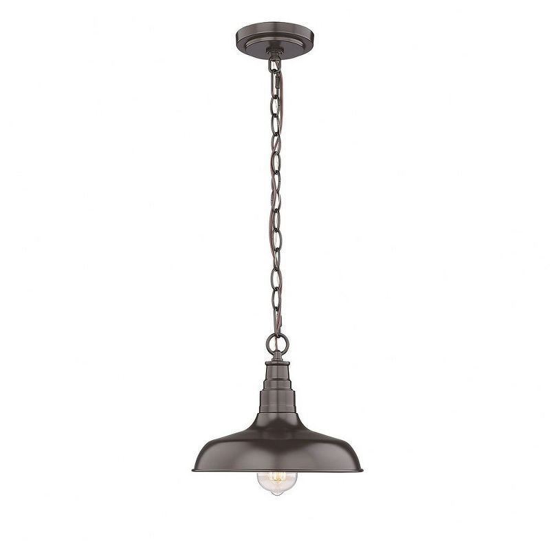 Twilight Glow Powder Coat Bronze Outdoor Pendant Light