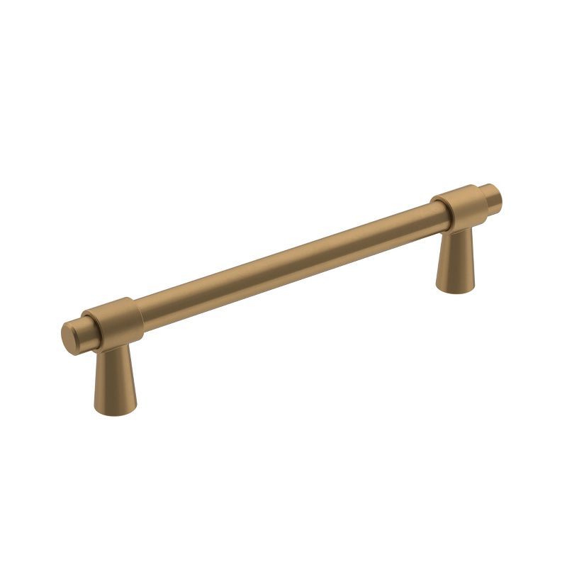 Champagne Bronze Modern Bar Cabinet Pull with Mounting Hardware