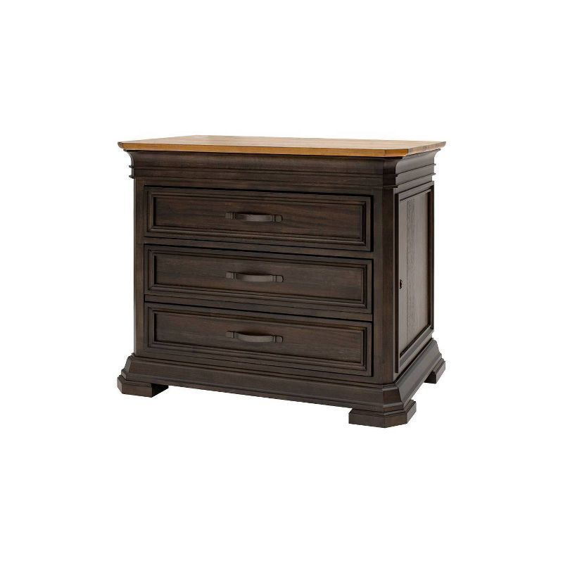 Sonoma Brown 2-Drawer Lockable Lateral File Cabinet