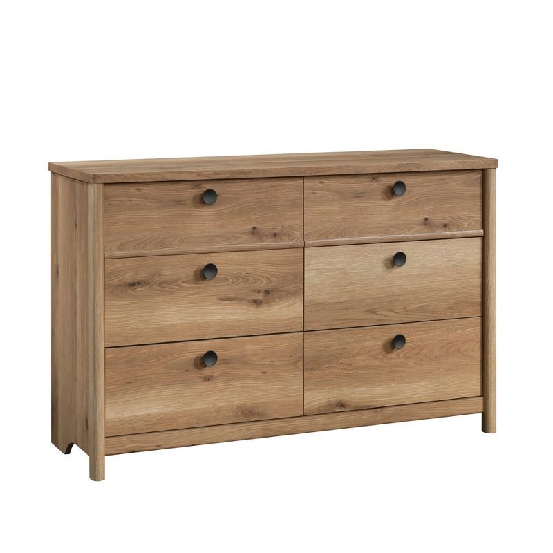 Timber Oak Double Dresser with Extra Deep Drawers